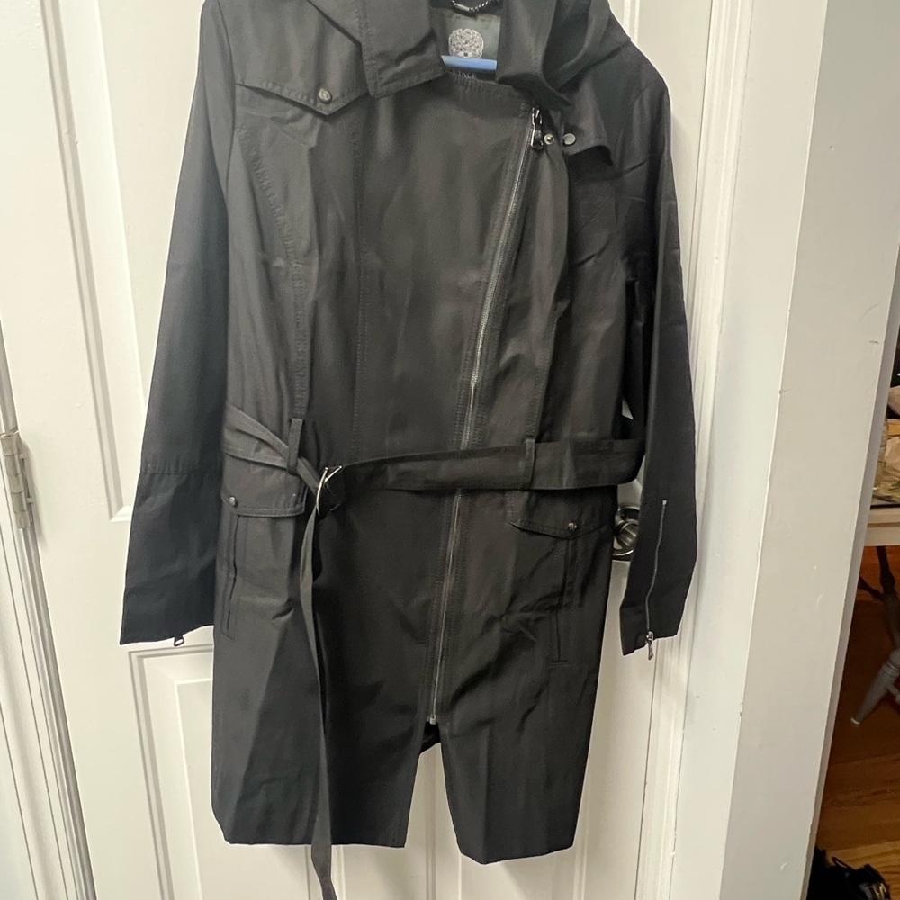Vince Camuto Black Trench Coat